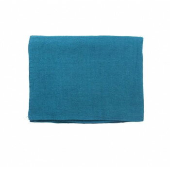 リネン マルチカバー ターコイズ IN056005【お寄せ品、返品キャンセル不可。欠品終売時連絡あり】