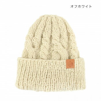 ニット帽 ラベルワッチ オフホワイト 10623621070【お寄せ品、返品キャンセル不可。欠品終売時連絡あり】