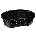 【直送品】ファープラスト 犬用プラスチックベッド シエスタDX 6 ブラック 70206936【お寄せ品、返品キャンセル不可。欠品終売時連絡あり】