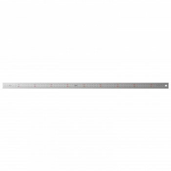 【メーカー直送（大型）】ステンレス・アルミ定規　ユニオン直尺　100cm　1-831-0100【お寄せ品、返品キャンセル不可。欠品終売時連絡あり】