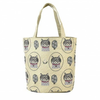 Tote Bag Type - クスグルジャパン コブラン織りバッグ トートバッグ ちまきさん柄 イエロー 25-8161【お寄せ品、返品キャンセル不可。欠品終売時連絡あり】