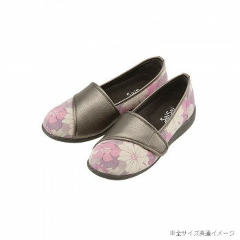 マリアンヌ製靴 フラワープリントW940 フルールパープル 22.0cm W940【お寄せ品、返品キャンセル不可。..