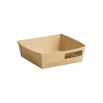 【直送品】天満紙器 クラフトベーキングトレー ナチュール 50枚 BT301N-0001【お寄せ品、返品キャンセル不可。欠品終売時連絡あり】