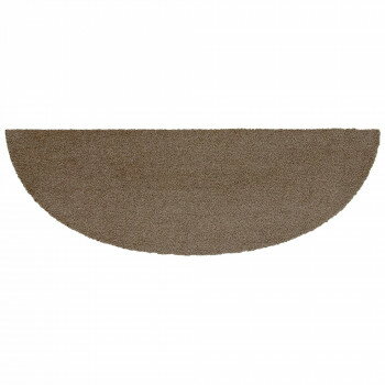 【メーカー直送（大型）】カキウチ SELECT JUST FIT トイレカーペット敷き足しラウンド ブラウン 20×60cm【お寄せ品、返品キャンセル不可。欠品終売時連絡あり】