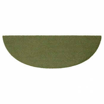 Carpet Tiles - 【メーカー直送（大型）】カキウチ らくケア どこでもカーペット 敷き足しラウンド グリーン 20×60cm【お寄せ品、返品キャンセル不可。欠品終売時連絡あり】