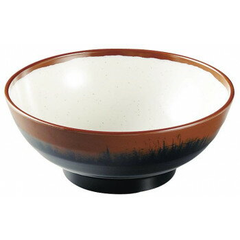 ENTEC エンテック AN70W 長次郎窯そば丼(特大) 内白【お寄せ品、返品キャンセル不可。欠品終売時連絡あり】