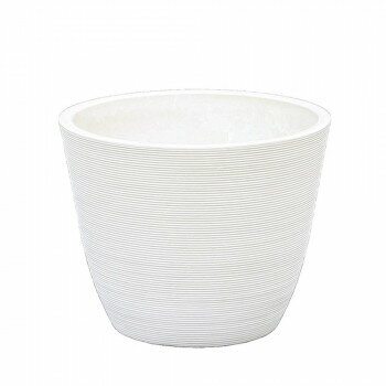大橋新治商店 ガルボ 植木鉢 プラスチックポット D4号 ホワイト 57-2346【お寄せ品、返品キャンセル不可。欠品終売時連絡あり】