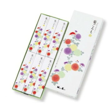 日本香堂 業務用 お線香 けむりの少ない 菊ごろも 進物型サック6入 包装品 30g×6個入 50783【お寄せ品、返品キャンセル不可。欠品終売時連絡あり】