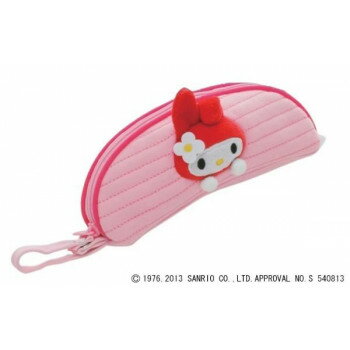 サンリオ人気キャラクターのフワフワケース　ファスナー式　マイメロディ(ピンク)　SR-2200-PO【お寄せ品、返品キャンセル不可。欠品終売時連絡あり】