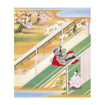 【メール便】 トレシー 源氏物語 24×27cm(色紙サイズ) A2427-GNN P918 花宴【お寄せ品、返品キャンセル..