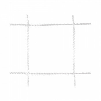 【直送品】鵜沢ネット 少年用サッカーゴールネット 白 110dt/240本・12cm目 44259【お寄せ品、返品キャンセル不可。欠品終売時連絡あり】