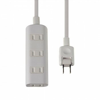4 Holes - ELPA 扉付タップ 4個口5m WBT-N4050B(W)【お寄せ品、返品キャンセル不可。欠品終売時連絡あり】