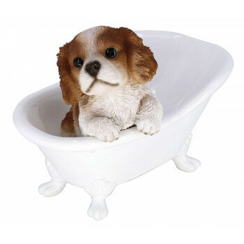 ドッグオーナメント キングチャールズ バスタブ 14243【お寄せ品、返品キャンセル不可。欠品終売時連絡..
