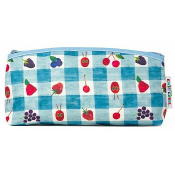 はらぺこあおむし ペンポーチ チェックブルー CKEC0018-3【お寄せ品、返品キャンセル不可。欠品終売時連絡あり】