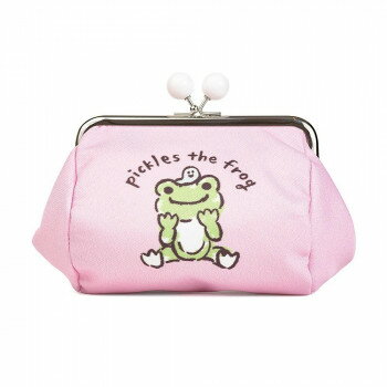 かえるのピクルス ガマ口たわらポーチ クレヨンタッチ CKKP021-1【お寄せ品、返品キャンセル不可。欠品終売時連絡あり】