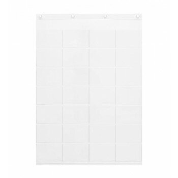 日本製　SAKI(サキ) DISPLAY STORAGE POCKET HORIZONTAL POSTCARD 28P S-525【お寄せ品、返品キャンセル不可。欠品終売時連絡あり】