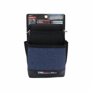 DBLTACT　2段腰袋　杢ブルー　DTM-02S-BL　582803【お寄せ品、返品キャンセル不可。欠品終売時連絡あり】
