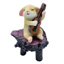 フレンドリーマスコット ギター弾きラビット ブラウン 4009469-00【お寄せ品、返品キャンセル不可。欠品終売時連絡あり】