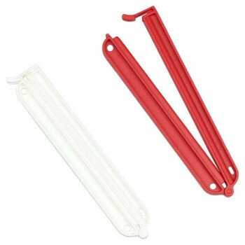 【メール便】 ウェーロック WeLoc ウェーロッククリップイットPA150mm 白赤 2個セット【お寄せ品、返品..