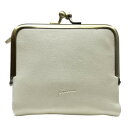 DAICO Pisoraro(ピソラロ) スムース がま口ミニウォレット アイボリー PR235【お寄せ品、返品キャンセル不可。欠品終売時連絡あり】(4)