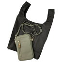 DAICO Pisoraro(ピソラロ) バンブー スマホポシェット(エコバック付属) グリーン PR141【お寄せ品、返品キャンセル不可。欠品終売時連絡あり】