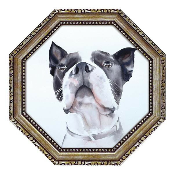 ユーパワー 八角 ミニゲル アートフレーム エイミー デル バレ 「バード ウォッチング」 AD-02551【お..