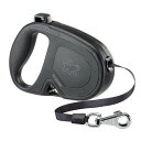 ファープラスト 犬用リード フリッピー ワン テープ L 5m ブラック 75094217【お寄せ品、返品キャンセル不可。欠品終売時連絡あり】(4)