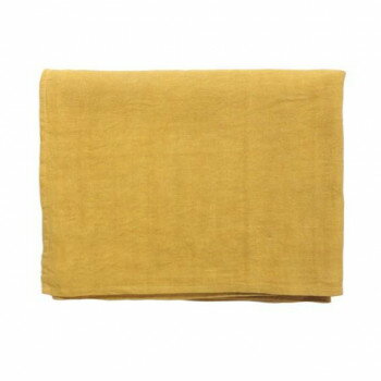 リネン マルチカバー マスタード IN056029【お寄せ品、返品キャンセル不可。欠品終売時連絡あり】