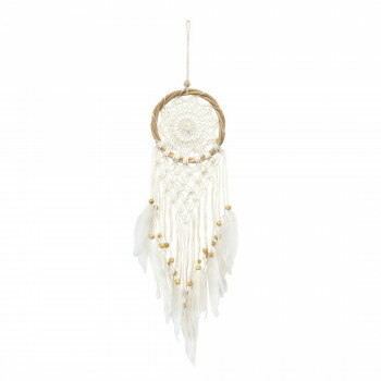 【メール便】 ラタンドリームキャッチャー クロシェ＆マクラメ S 10223820311【お寄せ品、返品キャンセル不可。欠品終売時連絡あり】