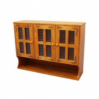 【直送品】カウンター上調味料ラック 幅68cm リーフ柄 BKTR-68LB【お寄せ品、返品キャンセル不可。欠品終売時連絡あり】