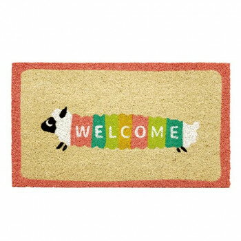 Mats - 【メーカー直送（大型）】大橋新治商店 コイヤーマット カラフルヒツジ 17-068【お寄せ品、返品キャンセル不可。欠品終売時連絡あり】