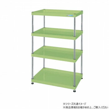 【直送品】サカエ CSパールワゴン固定タイプ 樹脂製 グリーン CSPN-75124【お寄せ品、返品キャンセル不..