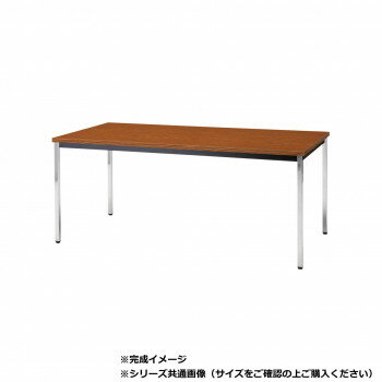 【直送品】藤沢工業(TOKIO) ミーティングテーブル TDW-1860K チーク【お寄せ品、返品キャンセル不可。欠品終売時連絡あり】