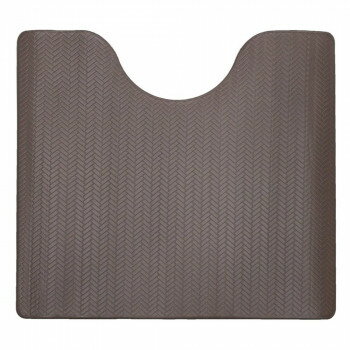 ズボラ 拭ける トイレ足元マット ブラウン 約55×60×0.5cm　ヨコズナクリエーション【お寄せ品、返品キャンセル不可。欠品終売時連絡あり】