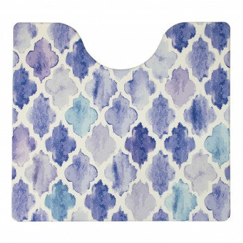 モロッカン PVC 拭ける トイレマット　ヨコズナクリエーション【お寄せ品、返品キャンセル不可。欠品終..