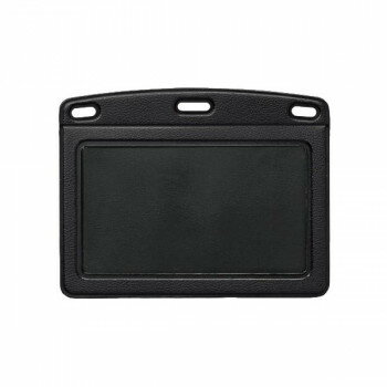 【メール便】 オープン工業 名札用ケース レザー ヨコ名刺 10枚黒 NB-360-BK【お寄せ品、返品キャンセル不可。欠品終売時連絡あり】