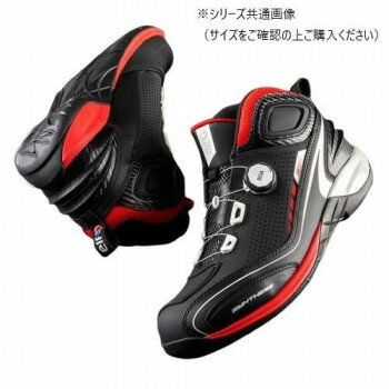 elf エルフ モーターサイクルシューズ シンテーゼ16 ブラック/ホワイト(B1) 27.5cm EL016B1275【お寄せ品、返品キャンセル不可。欠品終売時連絡あり】