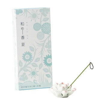 【直送品】岩佐佛喜堂 和の香 灰の落ちない不思議なお線香 夏(いぐさの香り) 約10g(約50本入)【お寄せ品、返品キャンセル不可。欠品終売時連絡あり】
