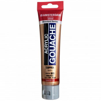 アムステルダム アクリリックガッシュ 70ml　コッパー　AAG70 805　469264【お寄せ品、返品キャンセル不可。欠品終売時連絡あり】