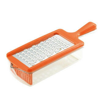 ステンレス製おろし器 おろしぼり オレンジ【お寄せ品、返品キャンセル不可。欠品終売時連絡あり】