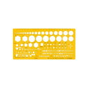 【メール便】 テンプレート No.864 機械記号定規 012-0019【お寄せ品、返品キャンセル不可。欠品終売時連絡あり】