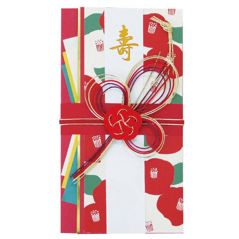 【メール便】 祝儀袋 ハナモヨウ ツバキ 63-112【お寄せ品、返品キャンセル不可。欠品終売時連絡あり】