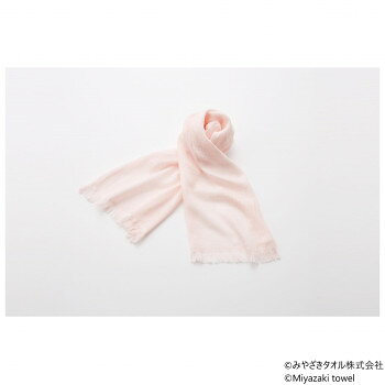【メール便】 みやざきタオル 今治マフラー エコ 160cm×34cm No.5 シャーベットピンク【お寄せ品、返品..