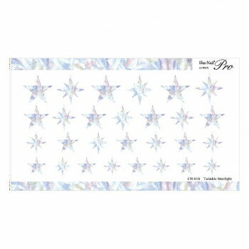 【メール便】 Sha-Nail Charm 写ネイル ネイルシール Twinkle Starlight CH-016【お寄せ品、返品キャンセル不可。欠品終売時連絡あり】