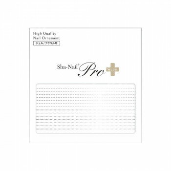 【メール便】 Sha-Nail Pro PLUS 写ネイル ネイルシール +one line dashed -Silver- SACHI-OL05【お寄せ品、返品キャンセル不可。欠品終売時連絡あり】