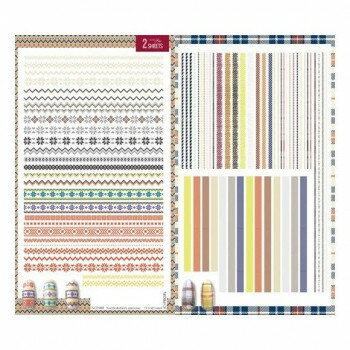 【メール便】 Sha-Nail Pro 写ネイル ネイルシール Nordic&Check Patterns/ノルディック&チェックパターン (Vivid tone) NCP-001【お寄せ品、返品キャンセル不可。欠品終売時連絡あり】