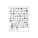 【メール便】 Sha-Nail More 写ネイル ネイルシール Pop Stamps 1 (Black) MPS-001【お寄せ品、返品キャンセル不可。欠品終売時連絡あり】