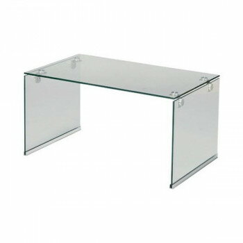 【メーカー直送（大型）】東谷 ガラステーブルS クリア PT-28CL【お寄せ品、返品キャンセル不可。欠品終売時連絡あり】