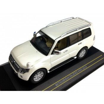 三菱 パジェロ 4WD 2010 パールホワイト 1/43スケール F43075【お寄せ品、返品キャンセル不可。欠品終..