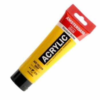 ターレンス アムステルダムアクリリックカラー120ml 270 アゾイエローディープ 464874【お寄せ品、返品キャンセル不可。欠品終売時連絡あり】